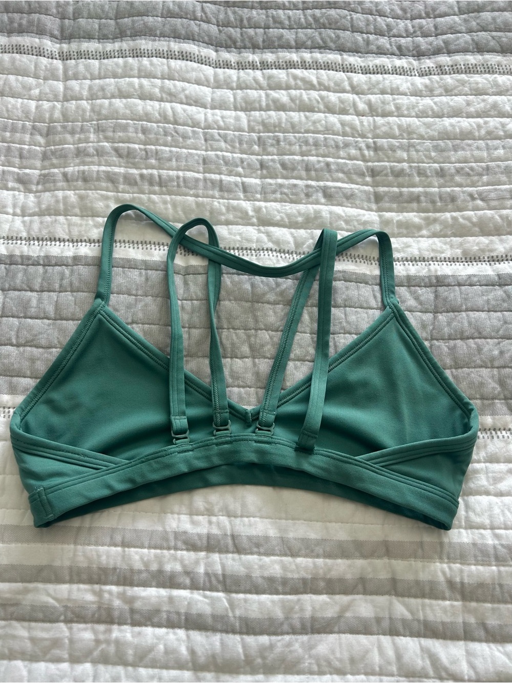 Gymshark Teal Strappy Low-Impact Sports Bra - Picture 2 of 3